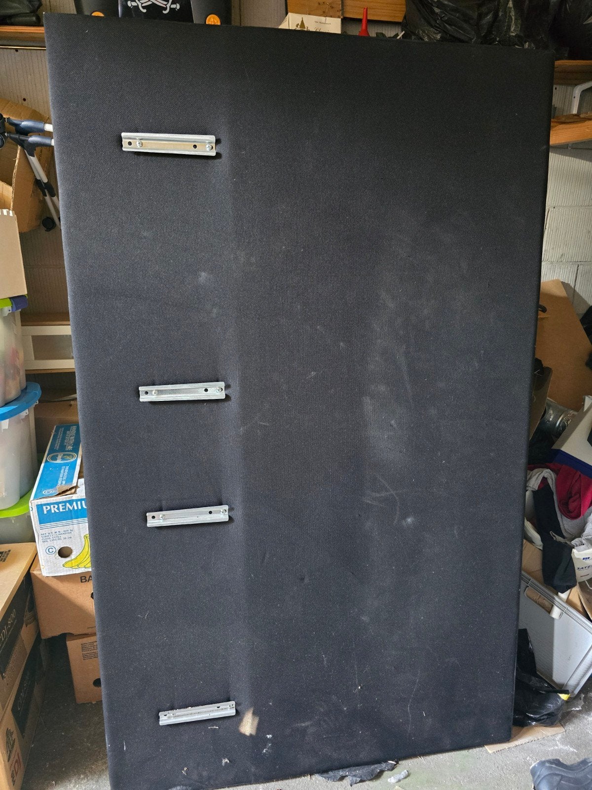 Gratis achterbord voor bed - Zwart, Ophalen, Gebruikt, Zwart, Tweepersoons