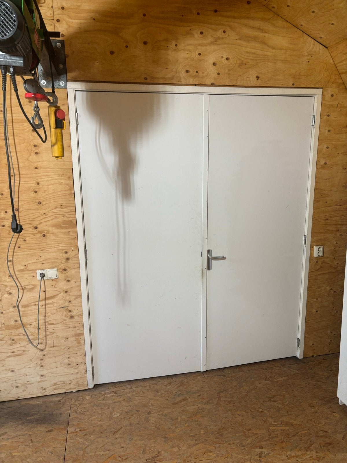 Dubbele binnendeuren met kozijn 196 breed 237 hoog, Ophalen, Gebruikt, Binnendeur, Hout