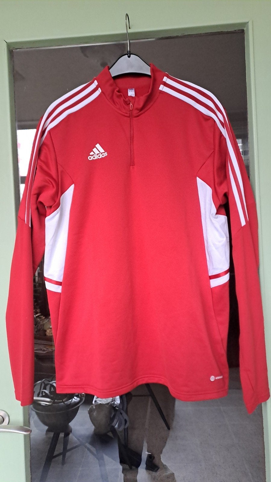 Adidas trainingsshirt rood maat XL, Kleding | Heren, Maat 56/58 (XL), Ophalen of Verzenden, Zo goed als nieuw, Adidas