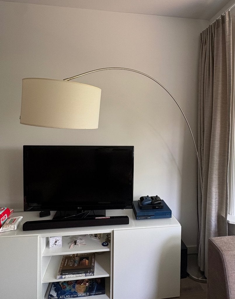 Lamp, Ophalen, Zo goed als nieuw, Metaal, 150 tot 200 cm