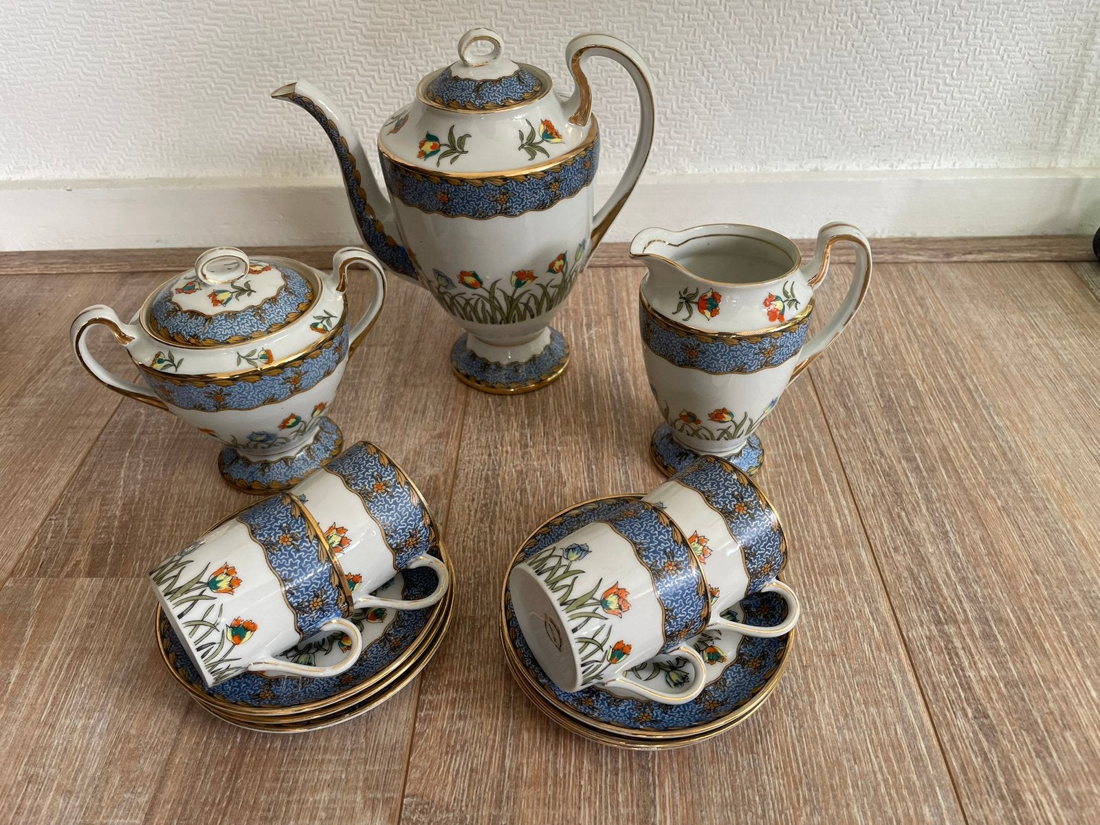 Mikori Japan japans vintage servies, Antiek en Kunst, Antiek | Servies compleet, Ophalen of Verzenden