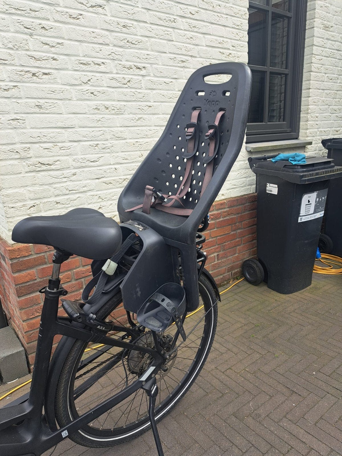 Yepp easyfit achterzitje incl.easyfit drager, Ophalen of Verzenden, Gebruikt