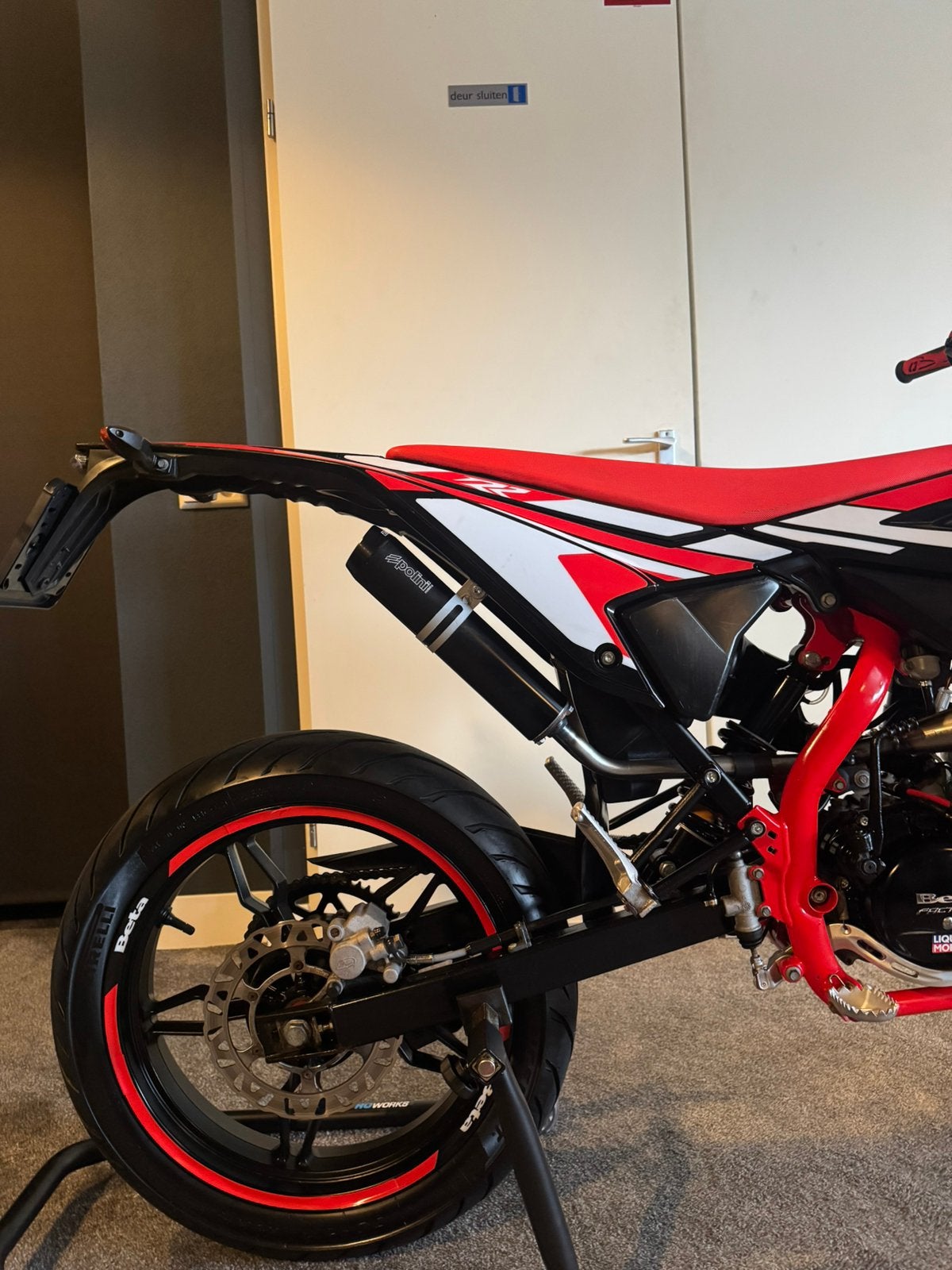 Beta RR50 Motard Sport | 2024 | Polini | Begrenzer | 1E eige, Fietsen en Brommers, Ophalen, 6 versnellingen, Gebruikt, Maximaal 45 km/u