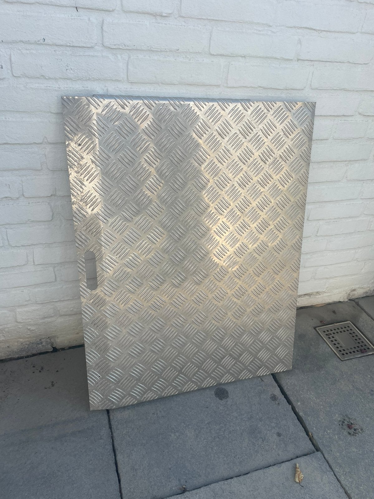Drempelhulp Aluminium, Ophalen, Gebruikt