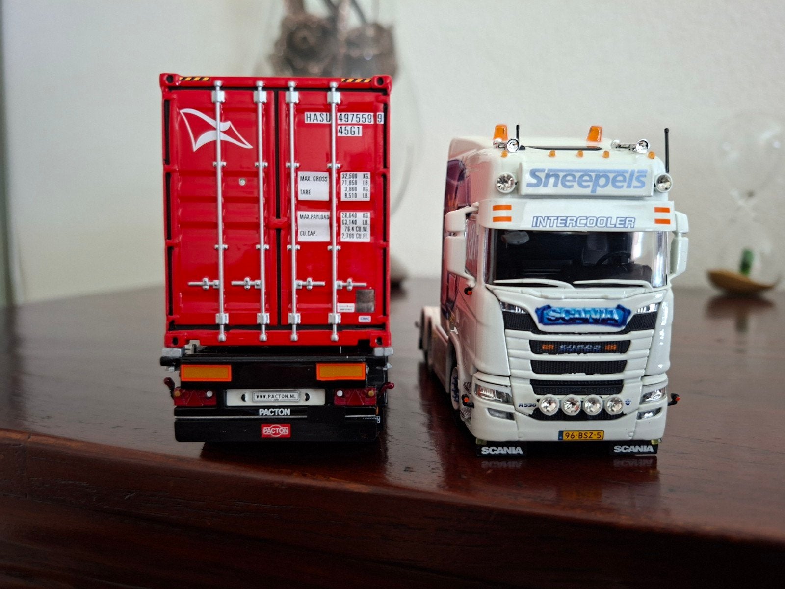 tekno Scania R530 Sneepels, Ophalen of Verzenden, Zo goed als nieuw, Bus of Vrachtwagen, Tekno