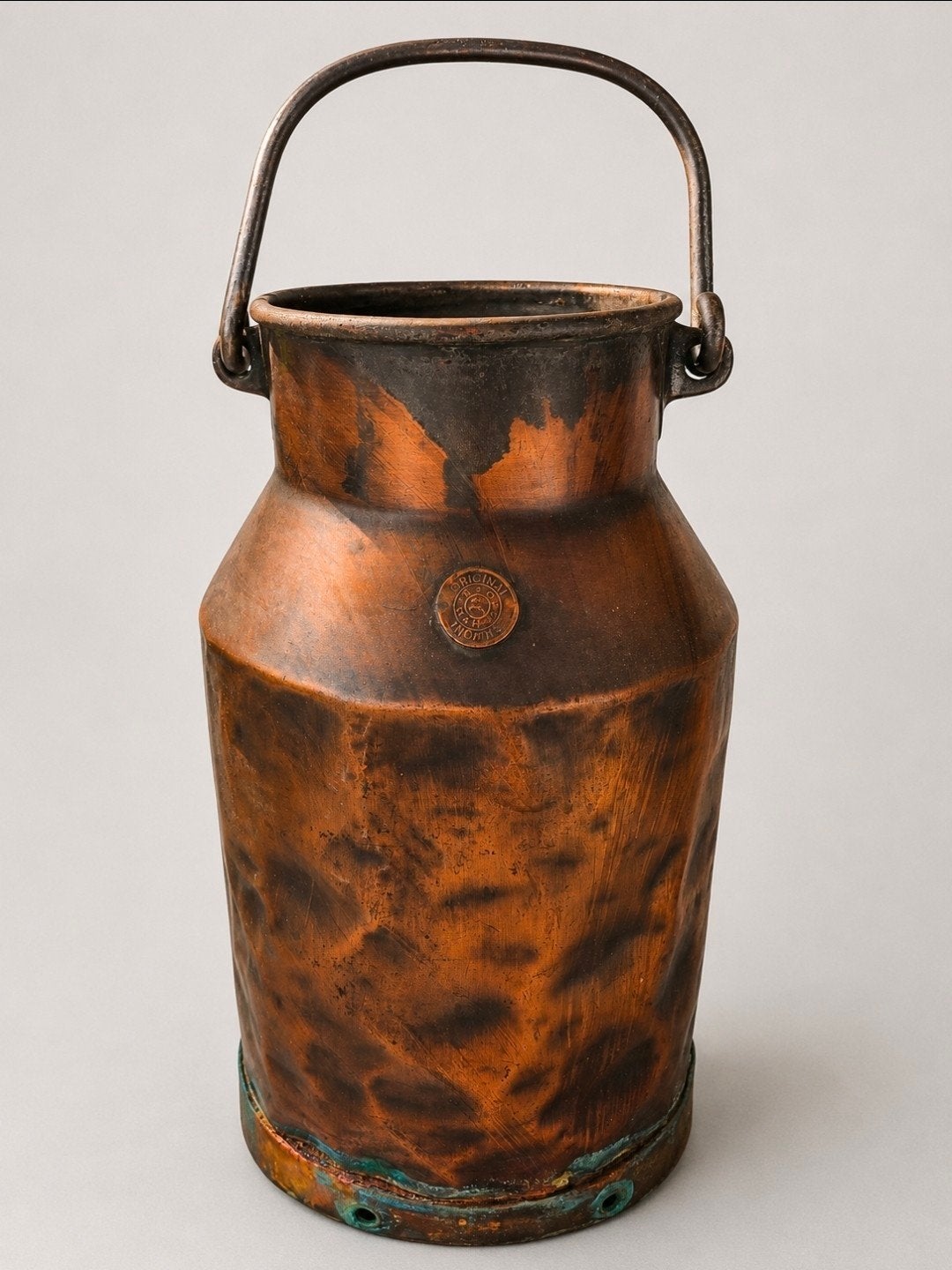 Originele koperen melkbus 'Thomas' – 46 cm hoog, Ophalen