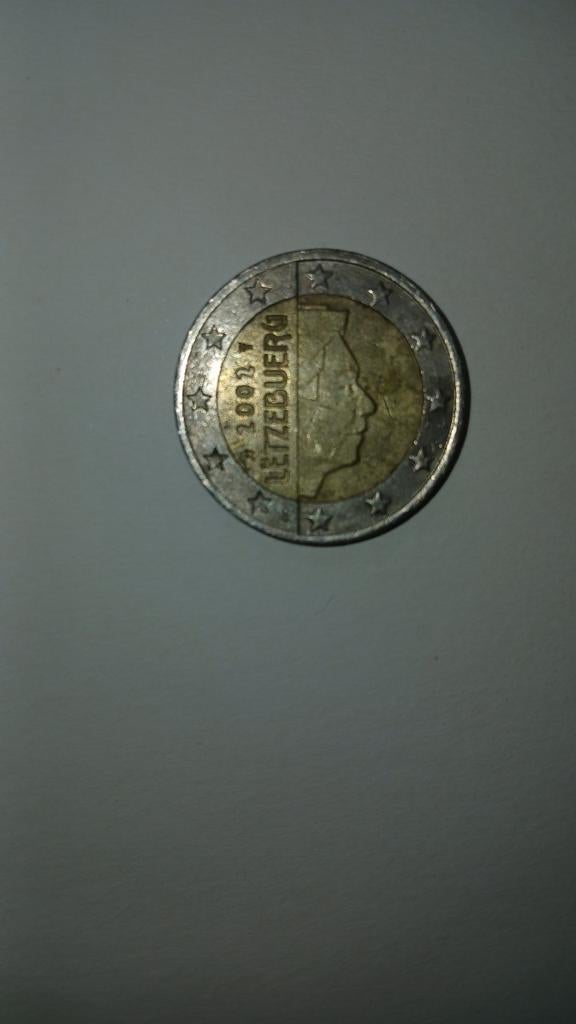 2 Euro munt Luxemburg 2002, Ophalen, Luxemburg, 2 euro, Losse munt