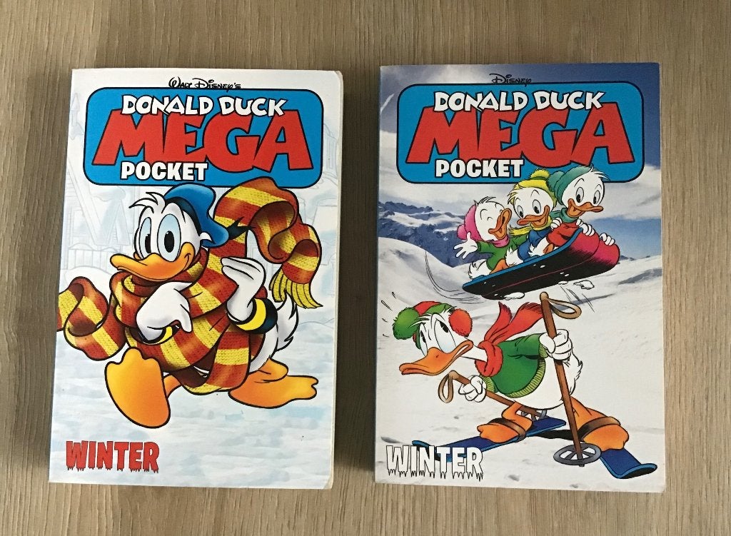 2 Donald Duck megapocket Winter, Meerdere stripboeken, Ophalen of Verzenden, Zo goed als nieuw, Donald Duck