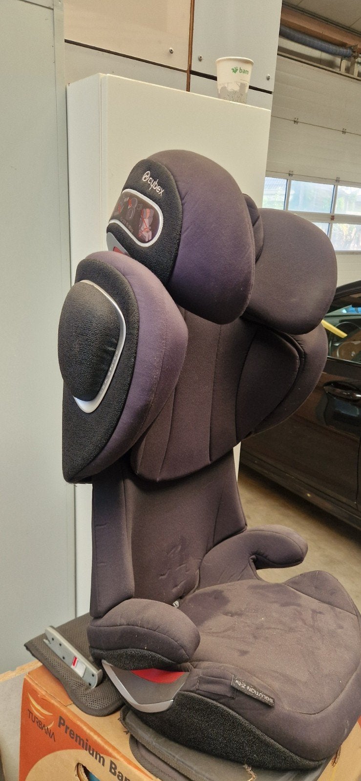 Cybex Solution Z-Fix autostoel 15-36 kg, Autogordel of Isofix, Gebruikt, 15 t/m 36 kg, Verstelbare rugleuning