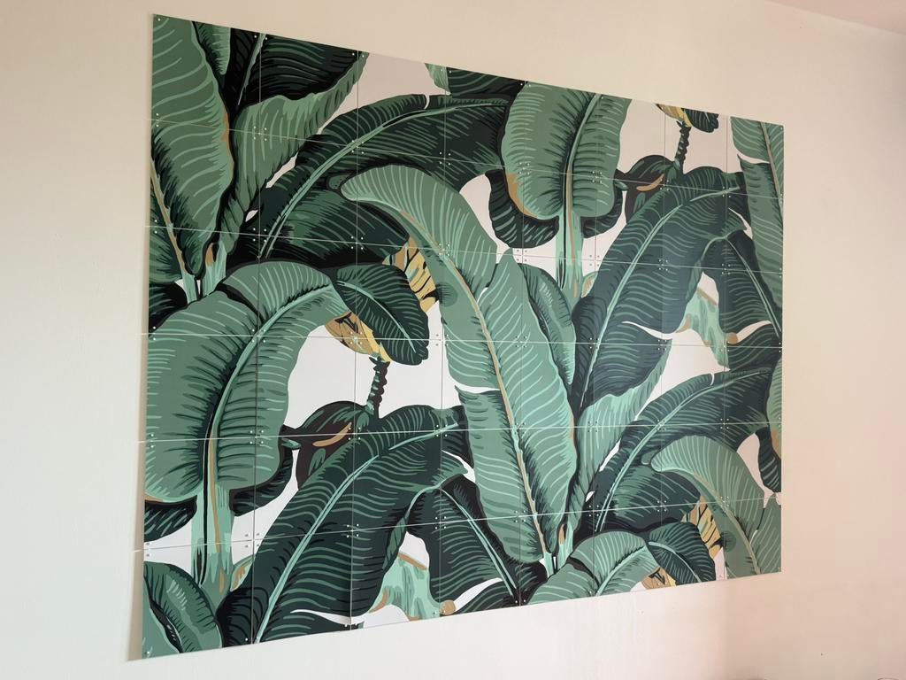 Ixxi Banana Leaf 160 x 120 cm, Antiek en Kunst, Kunst | Schilderijen | Abstract, Ophalen