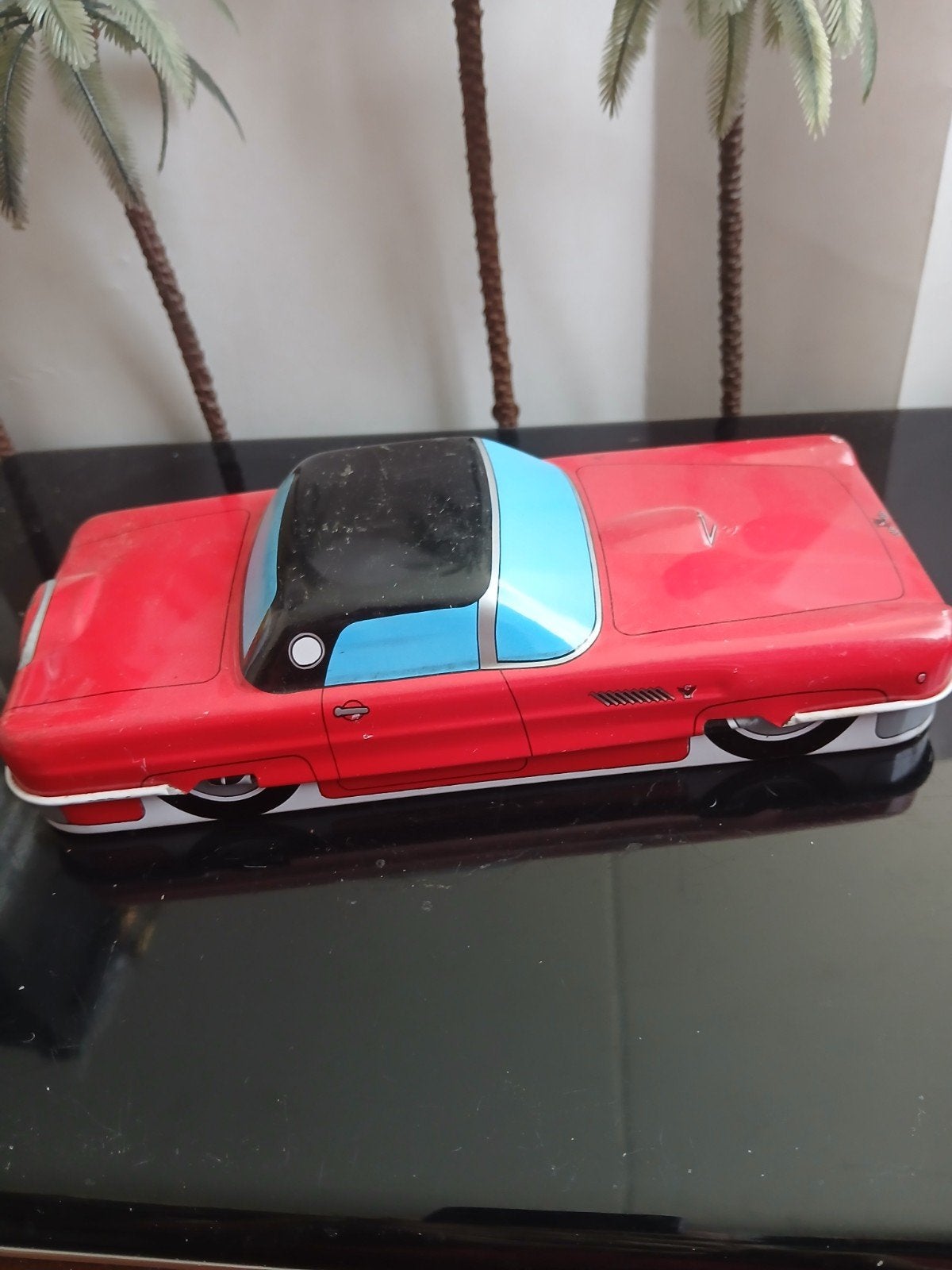 Blik Ford Thunderbird. Broodtrommel,  lunchbox, Ophalen of Verzenden, Gebruikt, Overige