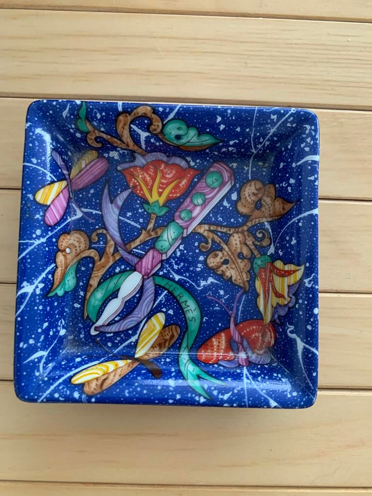 Hermès Schaaltje 8x8 cm, Ophalen of Verzenden