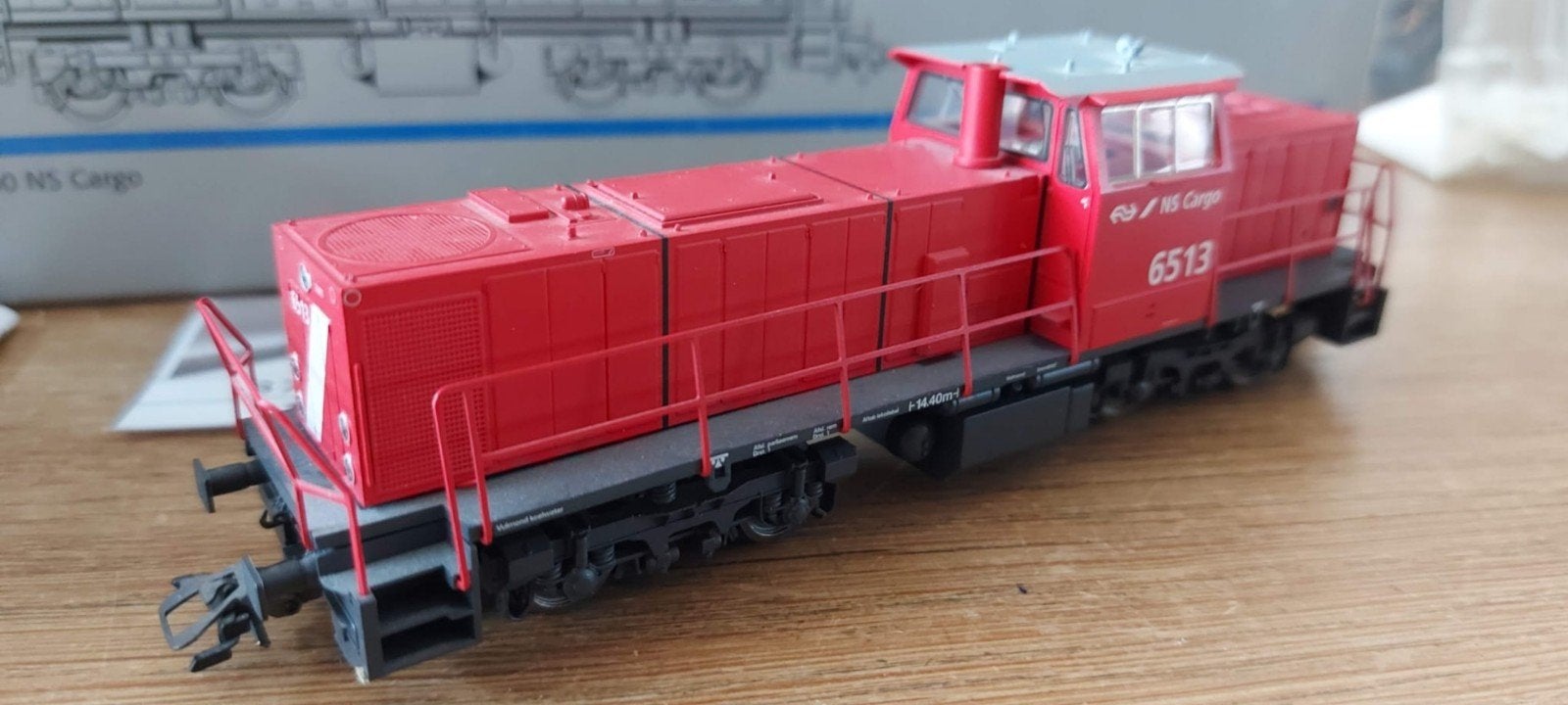 Märklin NS/Cargo 6513 MaK 1206 dig artnr 37641 in ovp, Hobby en Vrije tijd, Wisselstroom, Locomotief, Ophalen of Verzenden, Märklin