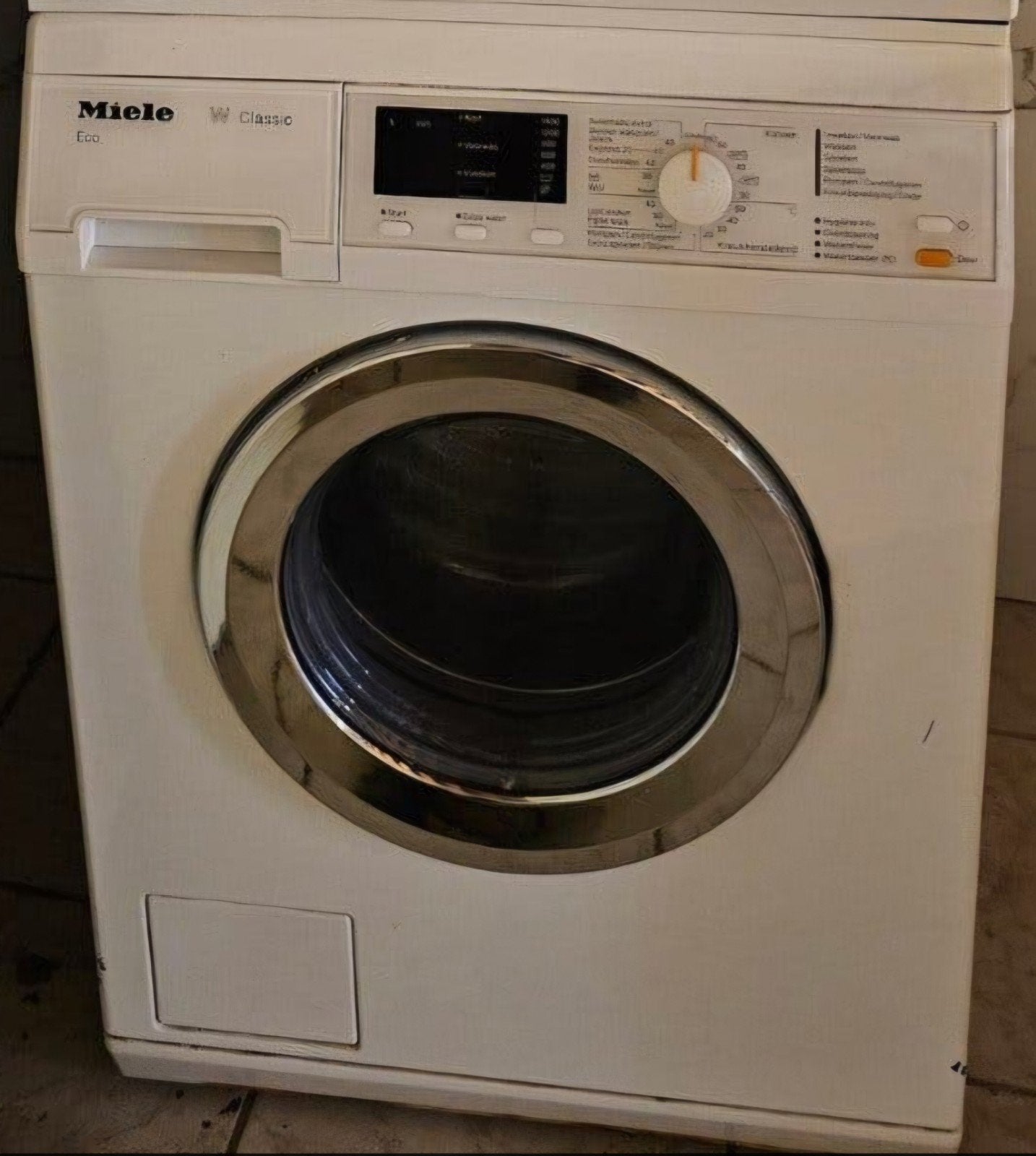MIELE WASMACHINE EN DROGER DIT IS GEEN CONDENSDROGER, Witgoed en Apparatuur, Wasmachines, Ophalen, 85 tot 90 cm