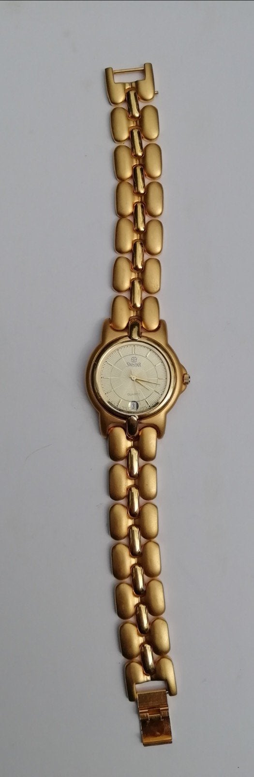 Prachtig Swistar Dameshorloge 18K Verguld Swiss Quartz 1994, Ophalen of Verzenden