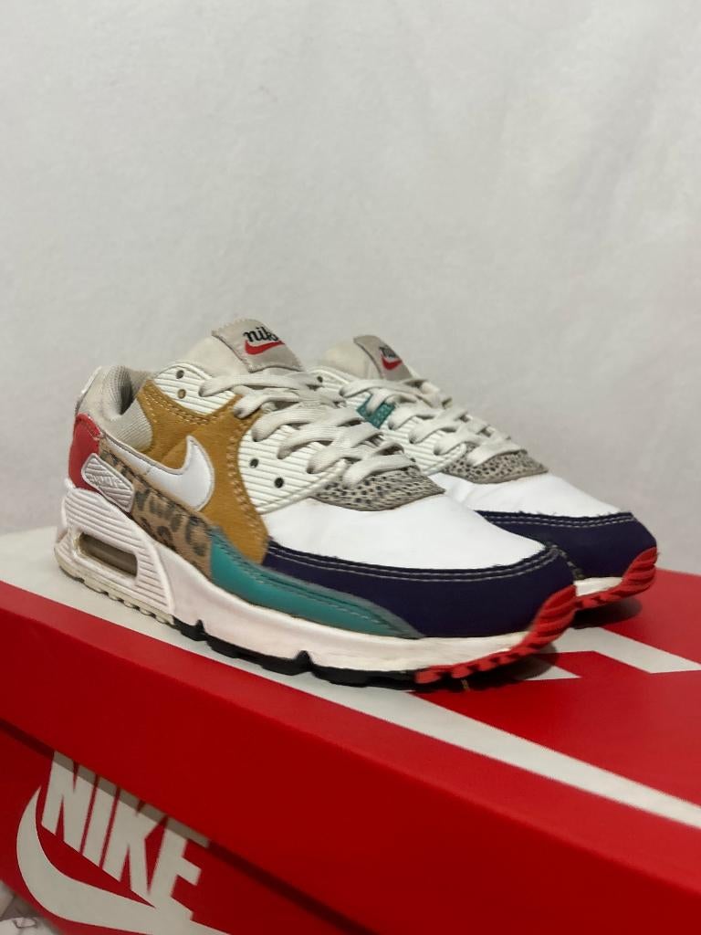 ALS NIEUW! Maat 37,5 - Nike Air Max 90 Animal, Overige kleuren, Verzenden, Nike, Nike