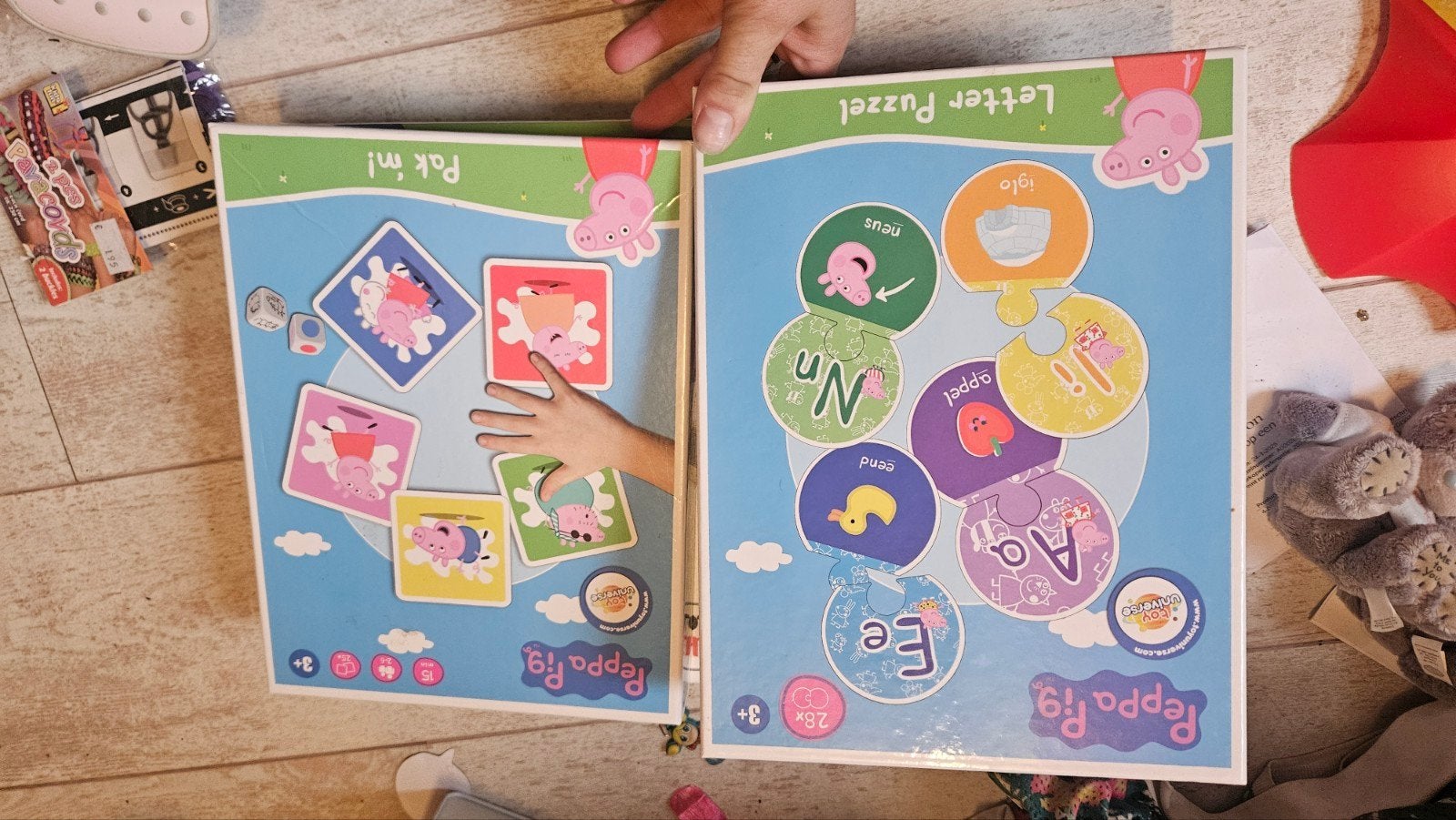 Peppa Pig Letter Puzzel en Pak 'm! Spel - Nieuw, Ophalen of Verzenden, Nieuw, Overige typen