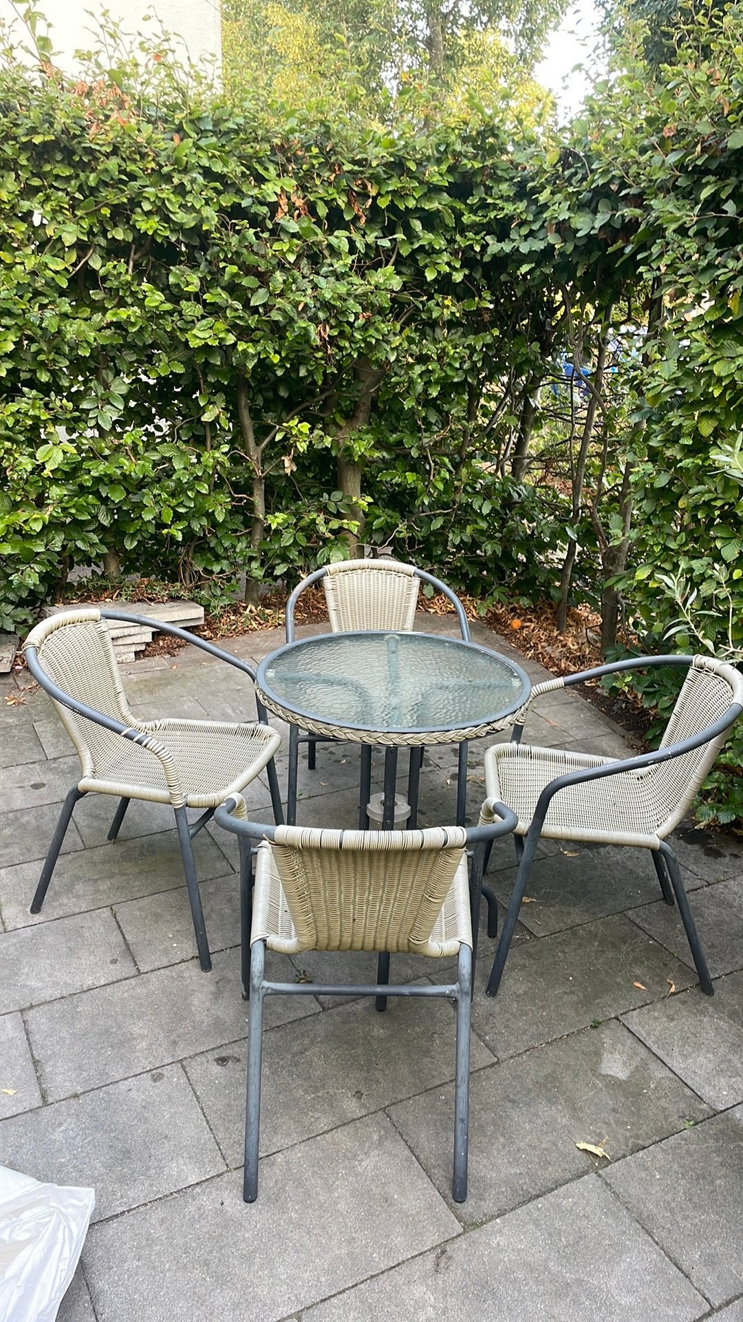 Gratis tuinset, Ophalen, Gebruikt