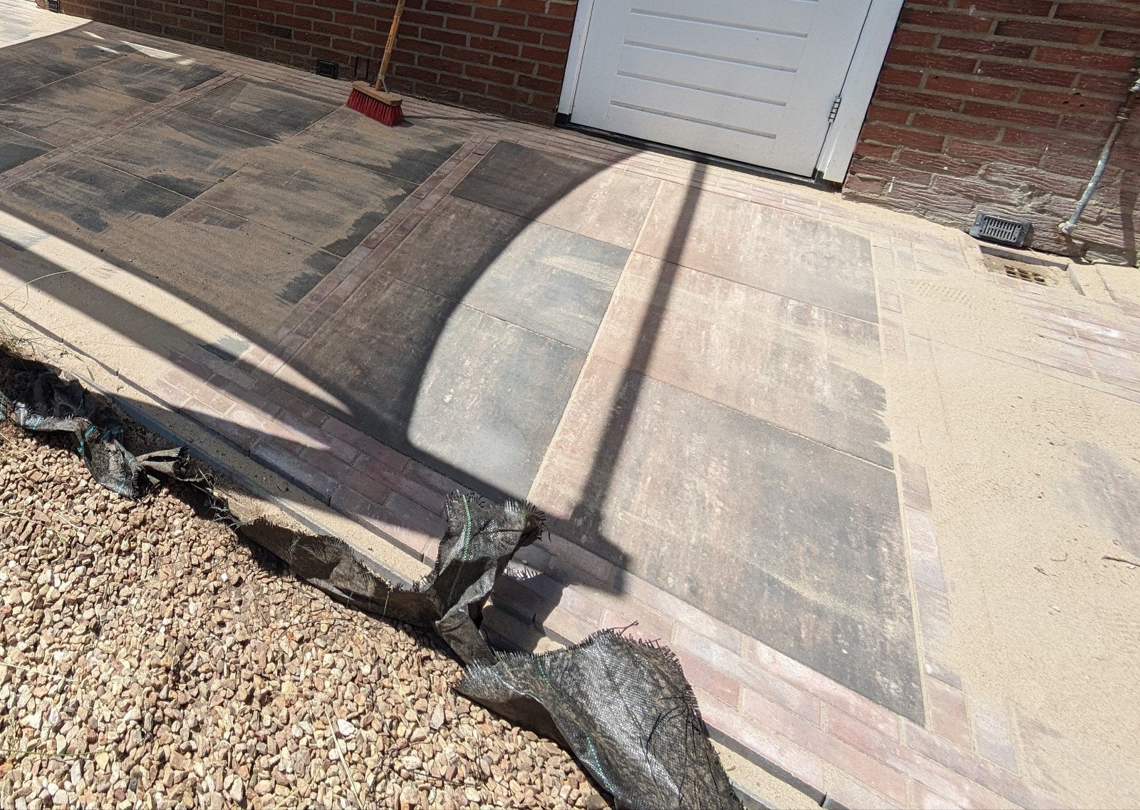 Tuintegels + klinkers, Ophalen, Gebruikt, 10 m² of meer, Beton