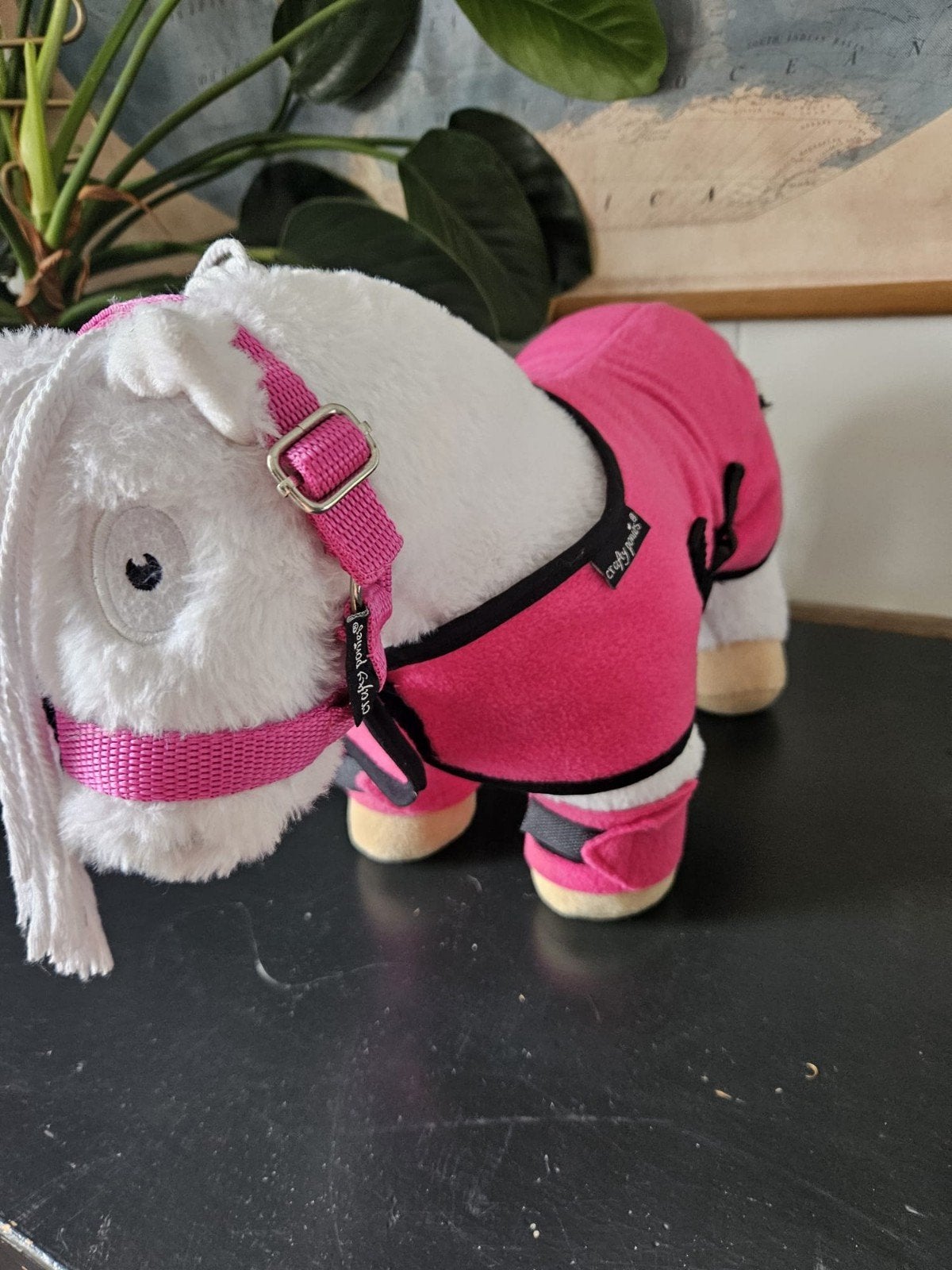 Crafty pony fleecedeken set roze, Ophalen of Verzenden, Roze, Deken