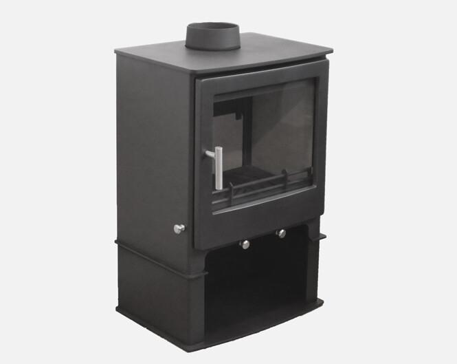 Stalen Houtkachel | Bestfire Z08-L (8 KW), Niet ingevuld, Niet ingevuld, Ophalen of Verzenden, Vrijstaand