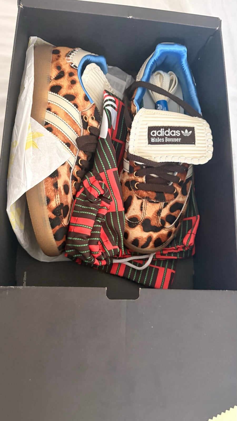 Adidas Wales Bonner Samba Leopard Sneakers Maat 38 2/3, Ophalen of Verzenden, Nieuw, Bruin, Sneakers of Gympen