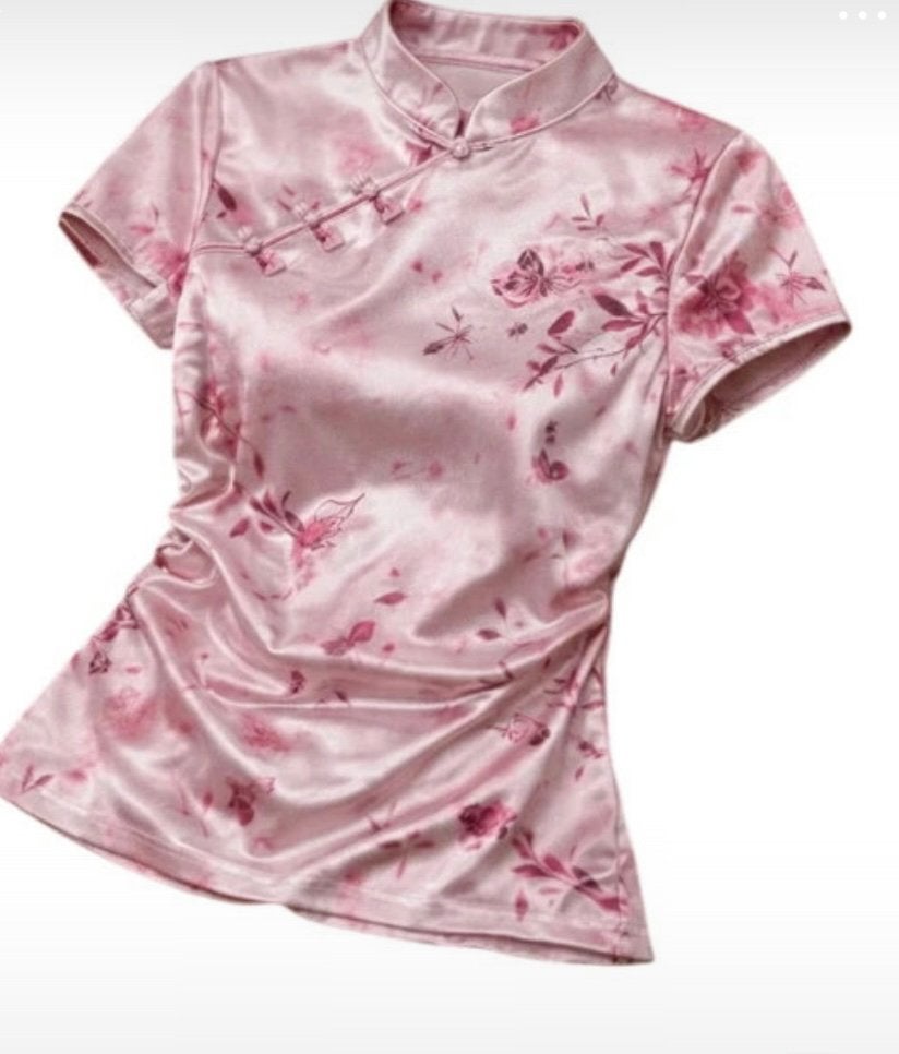 Rose short sleeved top in M/38/10 licht rose, Kleding | Dames, Tops, Maat 38/40 (M), Ophalen of Verzenden, Zo goed als nieuw, Roze