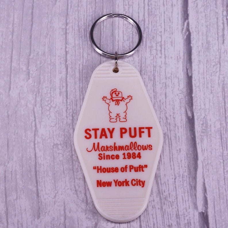 Ghostbusters Stay Puft Sleutelhanger Film Prop, Verzenden, Nieuw