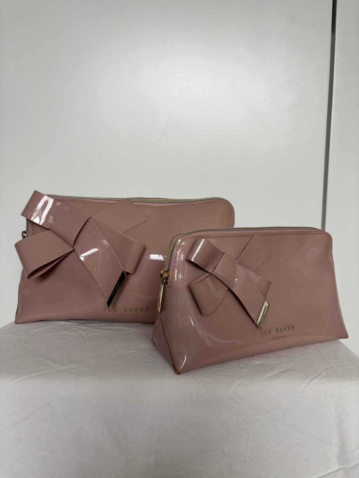 Roze Ted Baker toilettassen - set van 2, Ophalen of Verzenden, Zo goed als nieuw, Roze, Dame