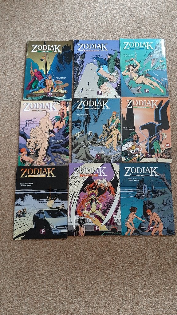 Zodiak, Meerdere stripboeken, Ophalen of Verzenden, Zo goed als nieuw