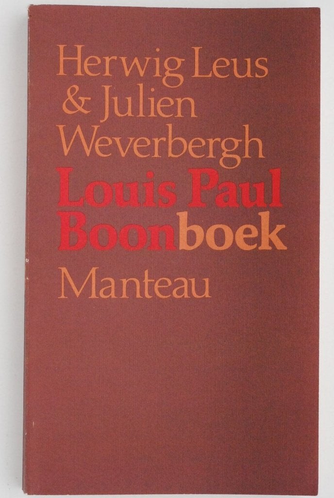 Louis Paul Boonboek - Gesprekken met Louis Paul Boon 1981, België, Verzenden, Herwig Leus & Julien Weverbergh, Zo goed als nieuw