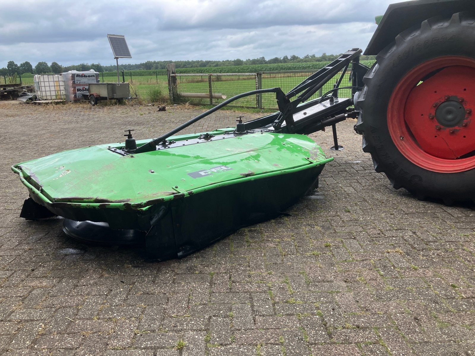 Deutz km 3.23s schotelmaaier, Ophalen, Veehouderij, Weidebouw