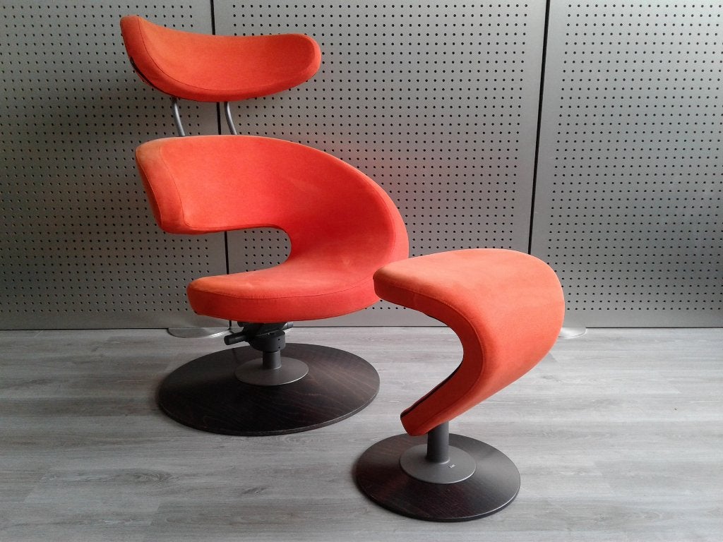 Stokke (Variér) Peel (Oranje), Prachtig!, Huis en Inrichting, Fauteuils, Ophalen, Zo goed als nieuw, Variér, 75 tot 100 cm