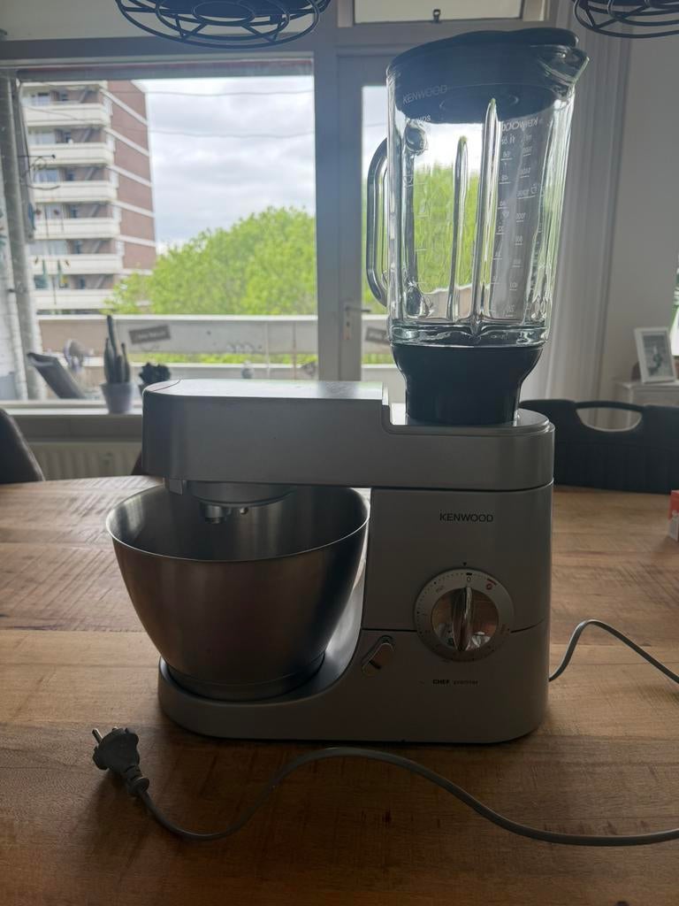 Luxe Keukenmachine, 1 tot 2 liter, Ophalen, Gebruikt, 3 snelheden of meer