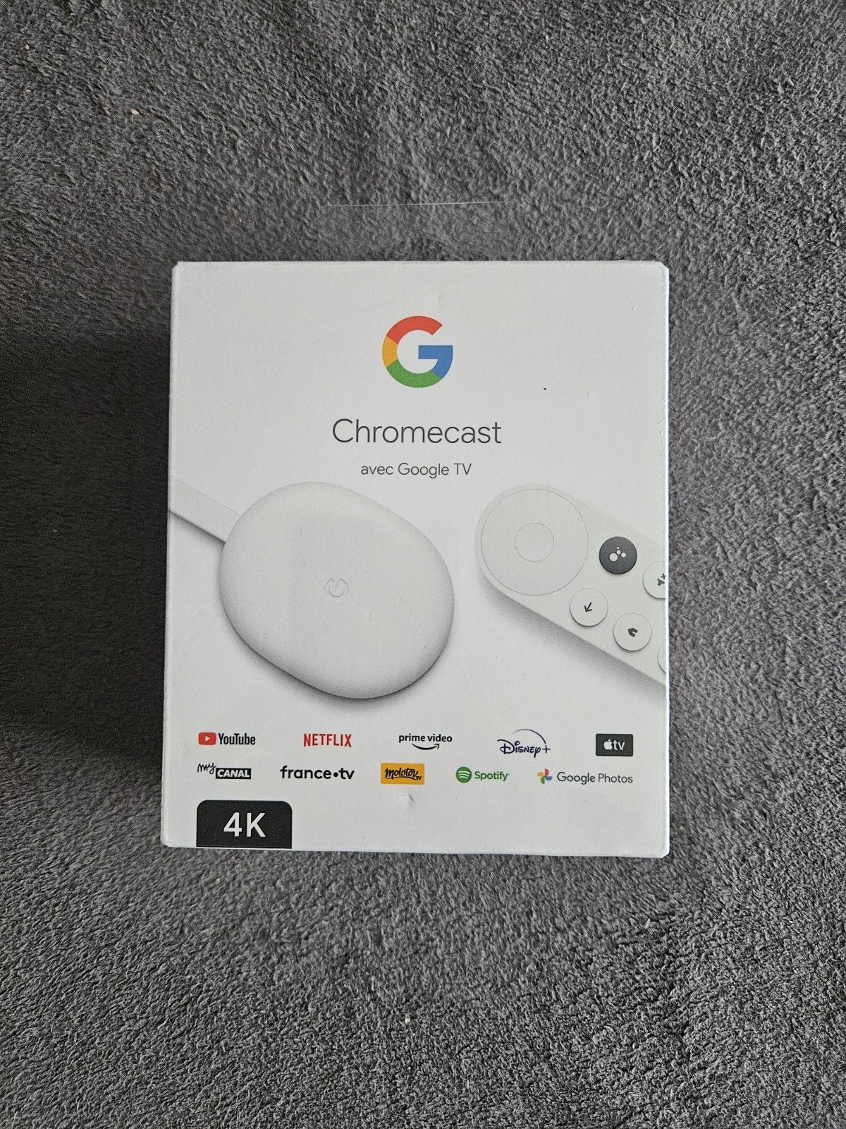 Google Chromecast met Google TV (4K), Audio, Tv en Foto, Ophalen of Verzenden, Nieuw, HDMI, Zonder harde schijf