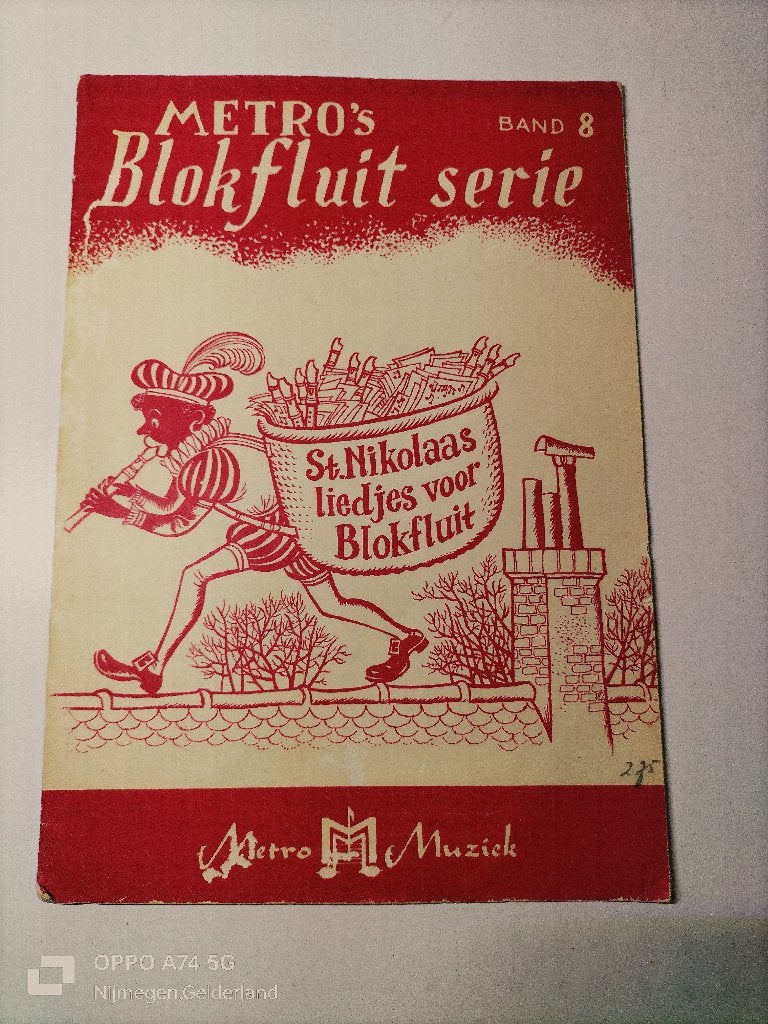 Muziekboek Blokfluit, Verzenden, Les of Cursus, Zo goed als nieuw, Blokfluit