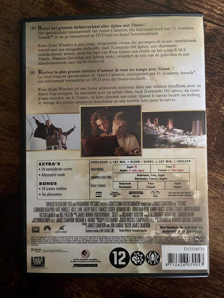 Titanic DVD - Speciale Editie (2 Discs), Vanaf 12 jaar, Ophalen, Gebruikt, Drama