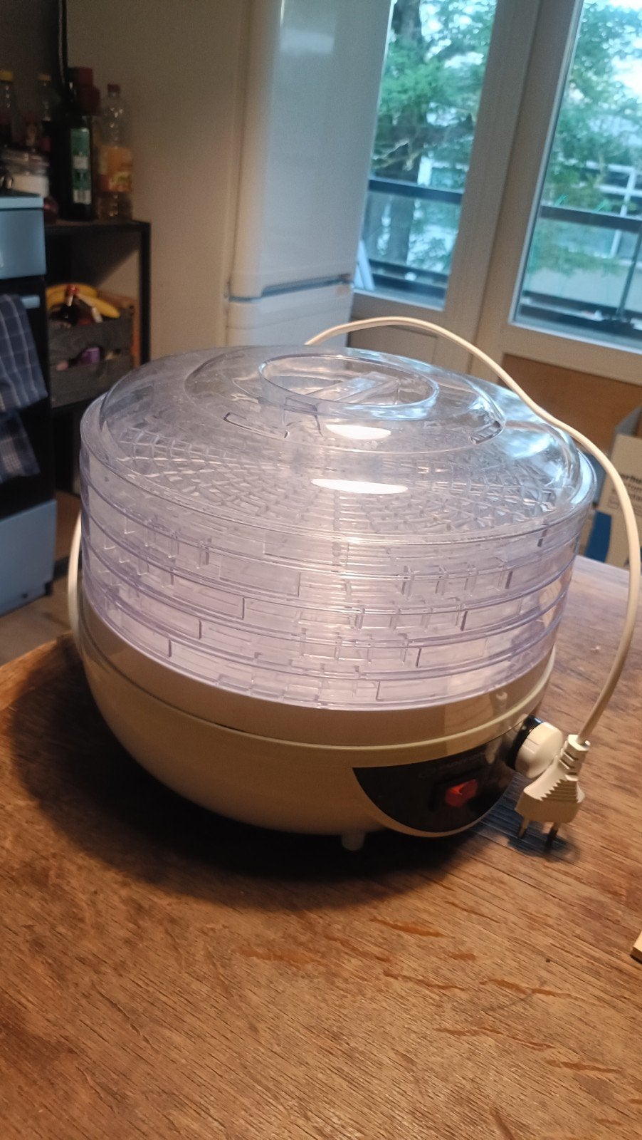 Dehydrator/voedseldroger, Ophalen