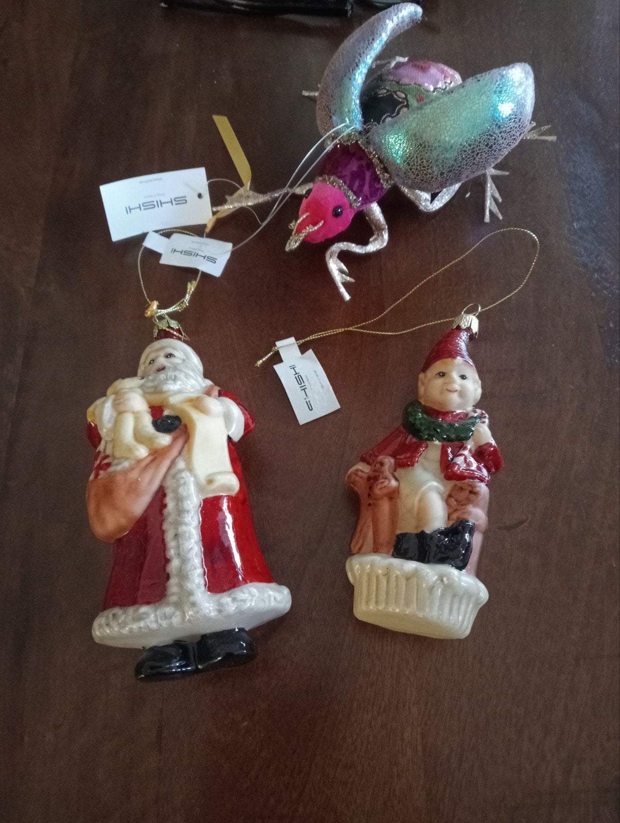 Shishi...mooie kerst ornamenten...3 stuks, Diversen, Kerst, Ophalen of Verzenden, Nieuw