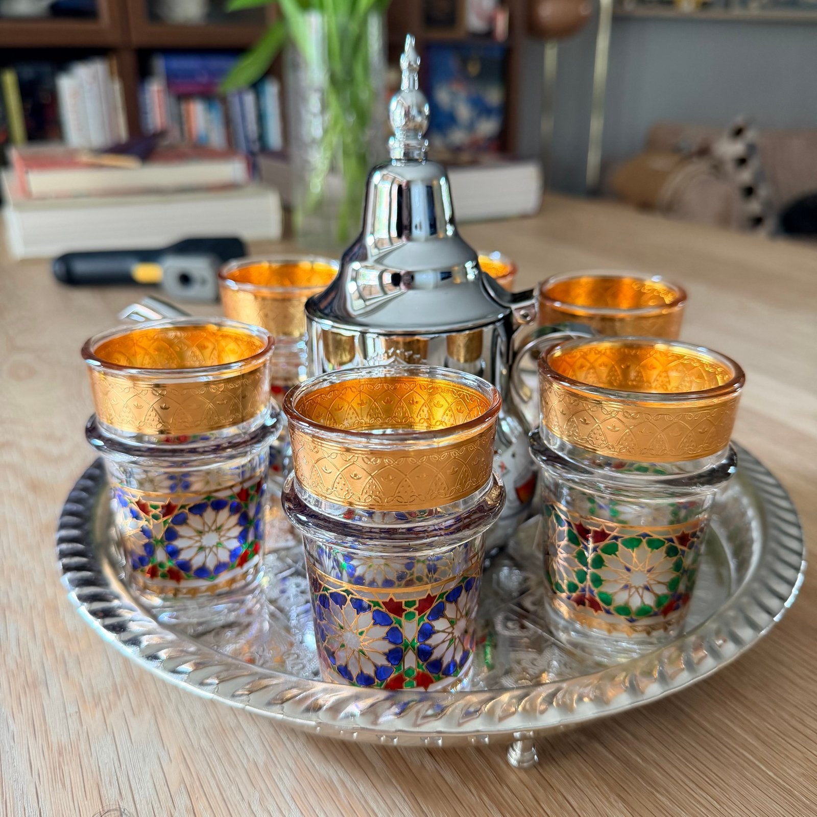 NIEUW Marokkaanse theeset, Ophalen, Nieuw, Glas, Overige stijlen