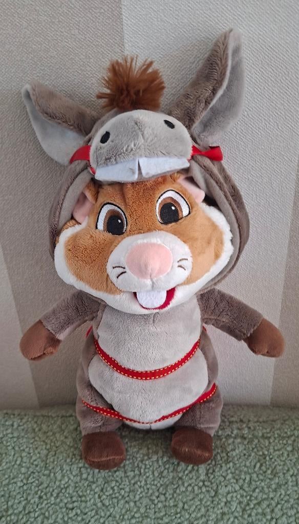 Zgan- AH Efteling hamster knuffel: Ezeltje strekje, Ophalen of Verzenden, Zo goed als nieuw, Beeldje of Poppetje