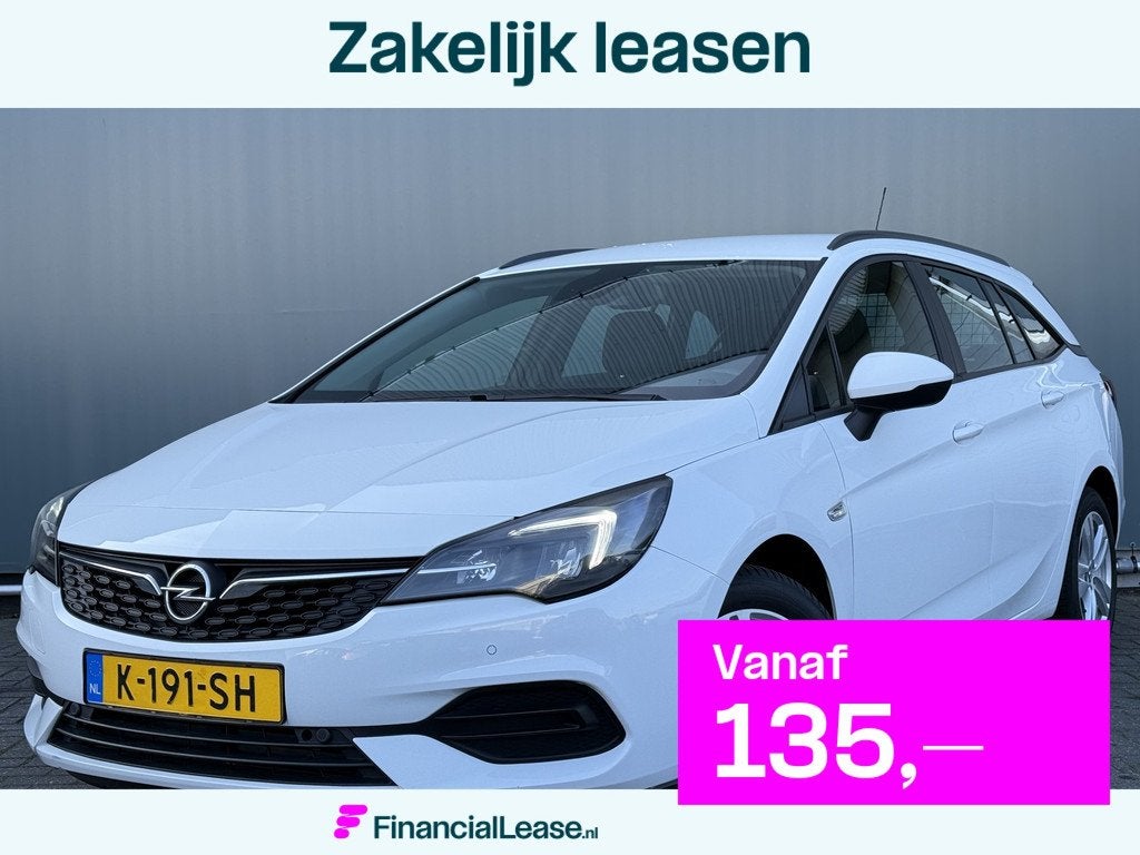 Opel Astra Sports Tourer BWJ 2021 1.2 111 PK Edition TREKHAA, Voorwielaandrijving, Gebruikt, 1199 cc, Met garantie (alle)
