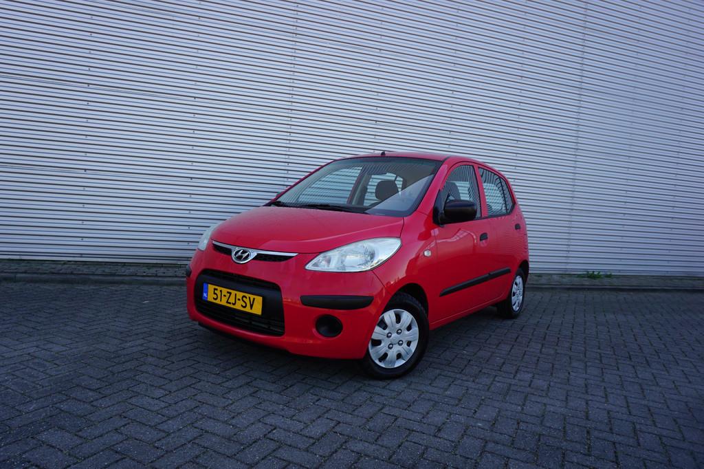 Hyundai i10 1.1 Active Cool Airco / Elektr. ramen / NAP, Voorwielaandrijving, Stof, Gebruikt, 31 €/maand