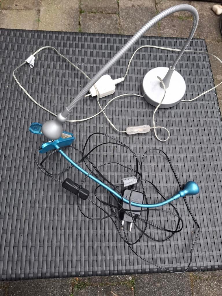 Twee Ikea lampjes: knijplamp en staande lamp, Ophalen of Verzenden, Gebruikt, Modern, functioneel