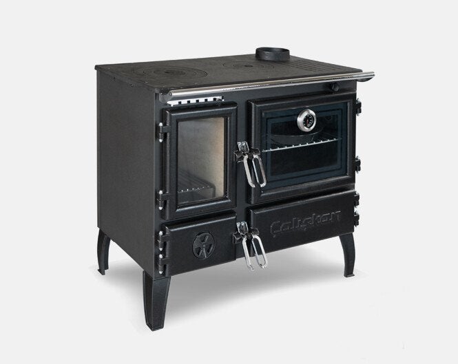 Stalen Houtkachel met oven | ÇALIŞKAN Model 214 (7kw), Niet ingevuld, Niet ingevuld, Ophalen of Verzenden, Vrijstaand