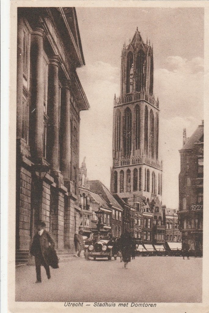 utrecht- stadhuis 1931, Ophalen of Verzenden, 1920 tot 1940, Utrecht