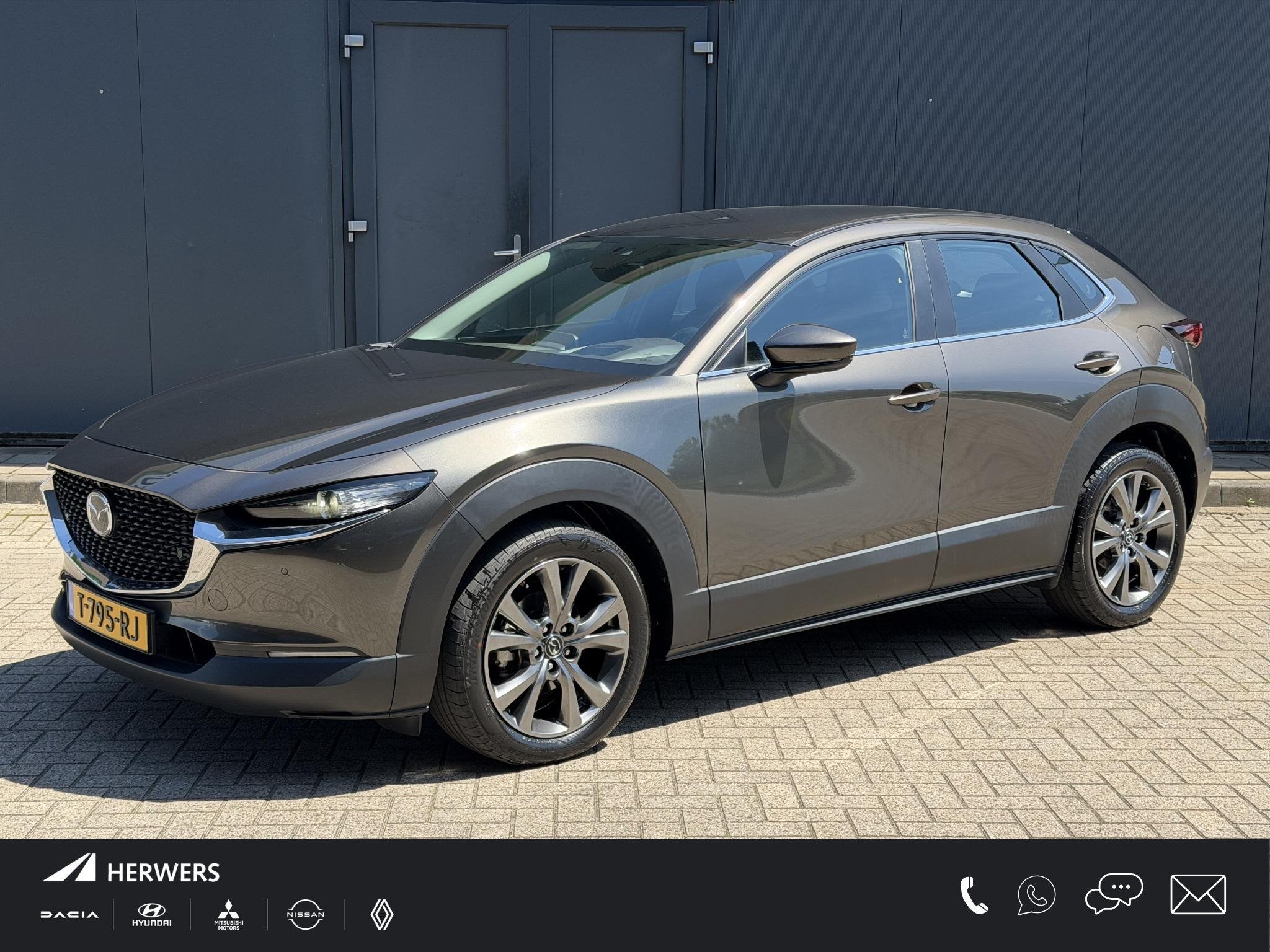 Mazda CX-30 2.0 e-SkyActiv-X M Hybrid Luxury Head Up Display, Auto's, 1998 cc, Gebruikt, 4 cilinders, Bruin