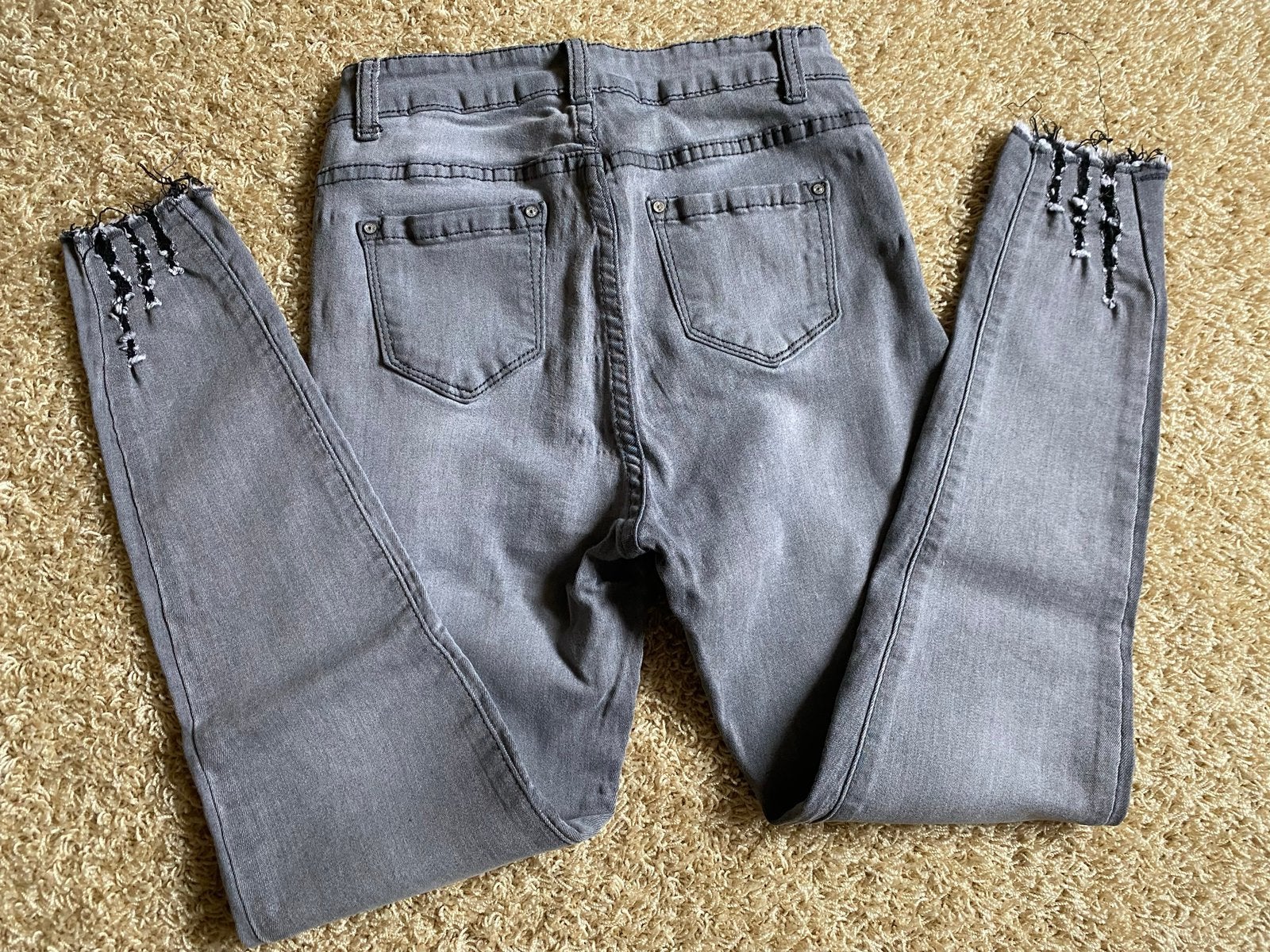 Soepele Skinny stretch jeans grijs mt. 36, Ophalen of Verzenden, Gedragen, Grijs, W28 - W29 (confectie 36)