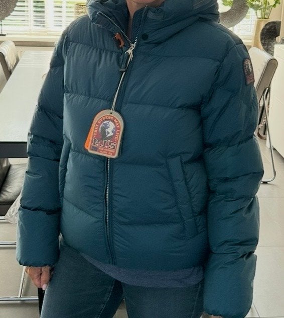 Parajumpers meisjes donsjas, maat 176, zo goed als nieuw, Ophalen of Verzenden, Zo goed als nieuw, Maat 34 (XS) of kleiner, Blauw
