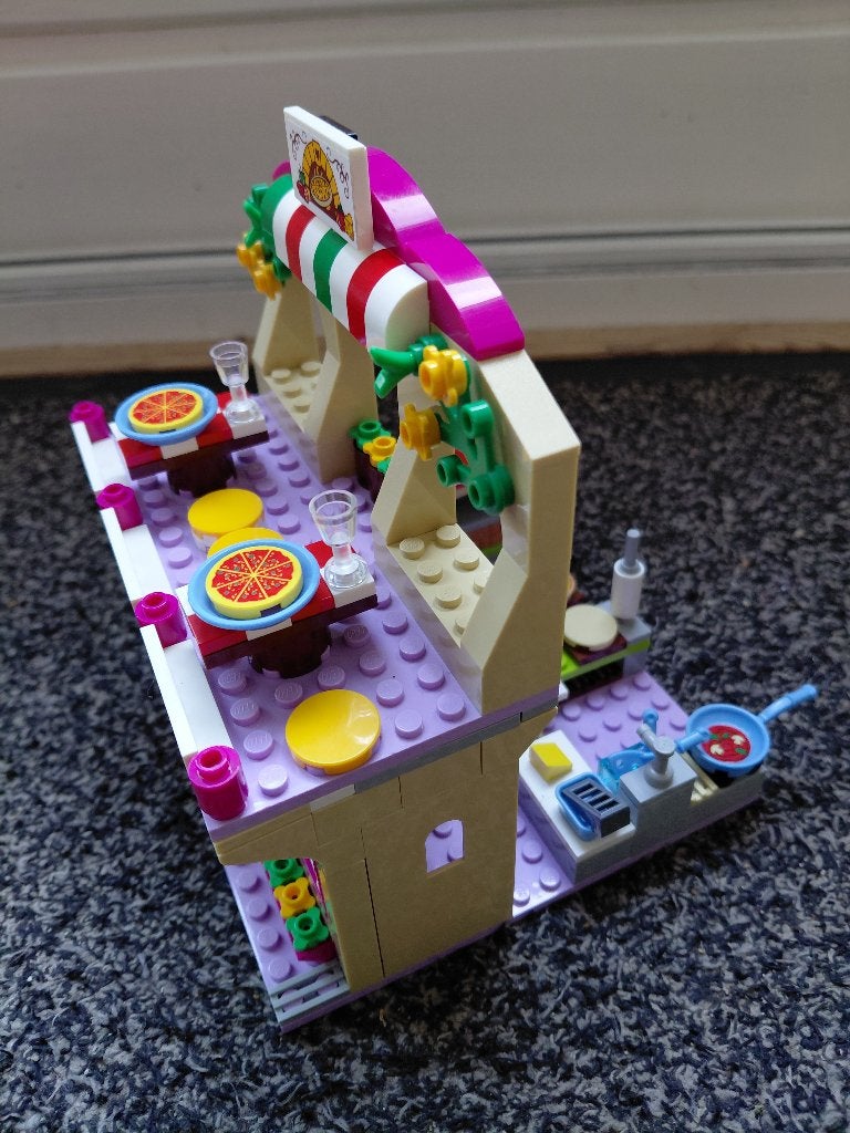 Lego 41331 Heart lake city Pizzeria (incompleet), Gebruikt, MOC (eigen creatie), Lego, Friends